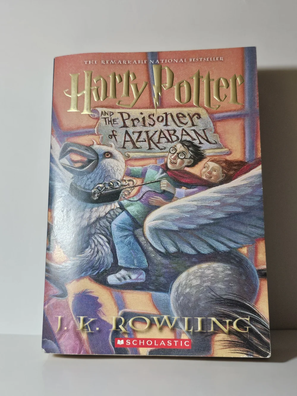 Harry Potter and the Prisoner of Azkaban - Scholastic Paperback, Red/Gold Cover